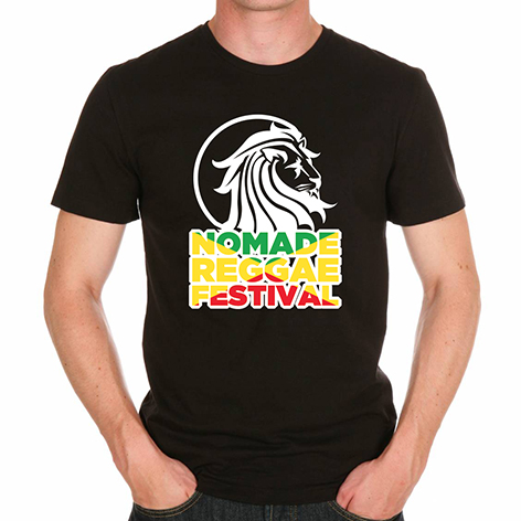 t-shirt nomad reggae-noir
